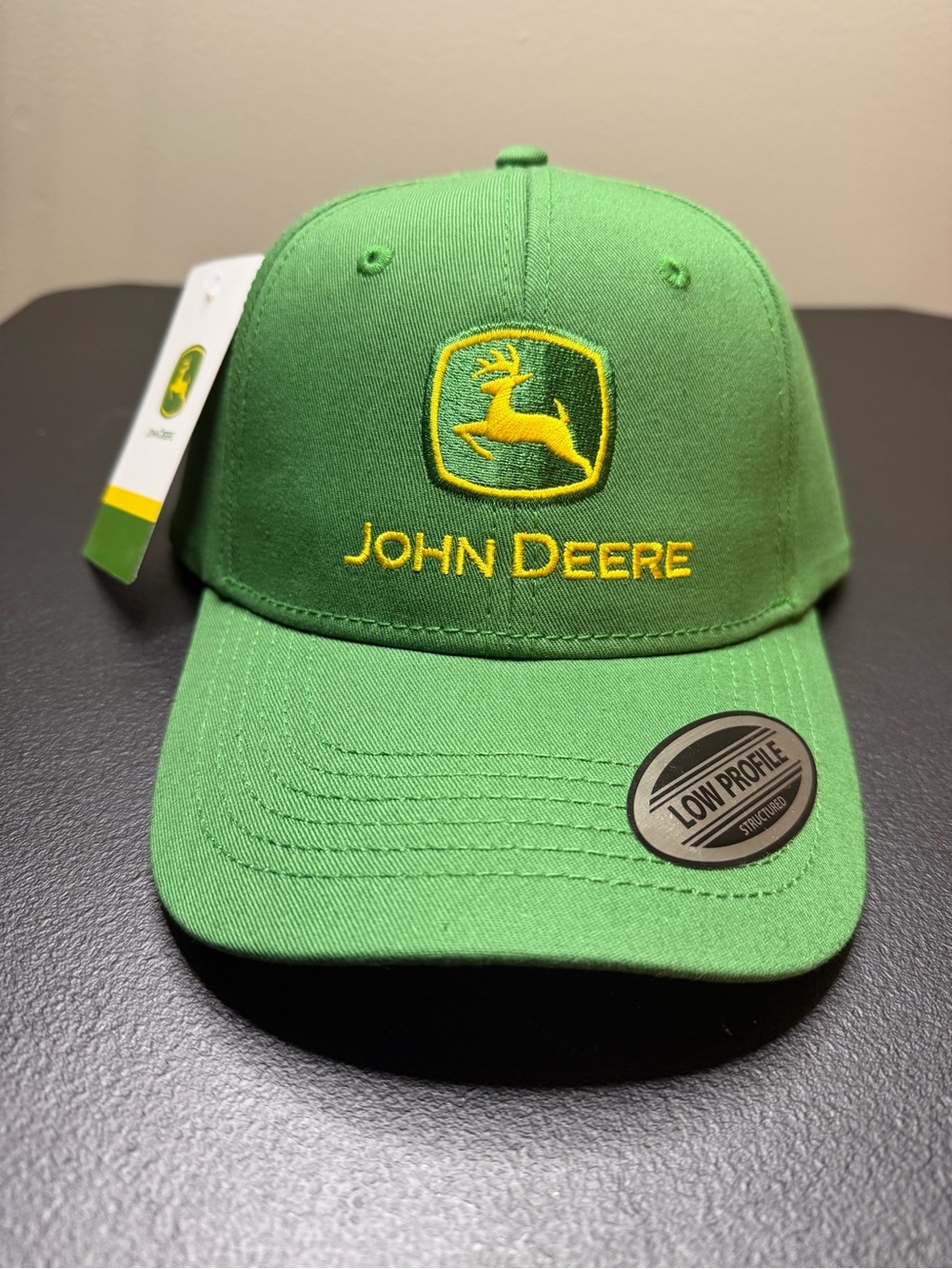 John Deere Green Cap with Yellow Embroidered Logo